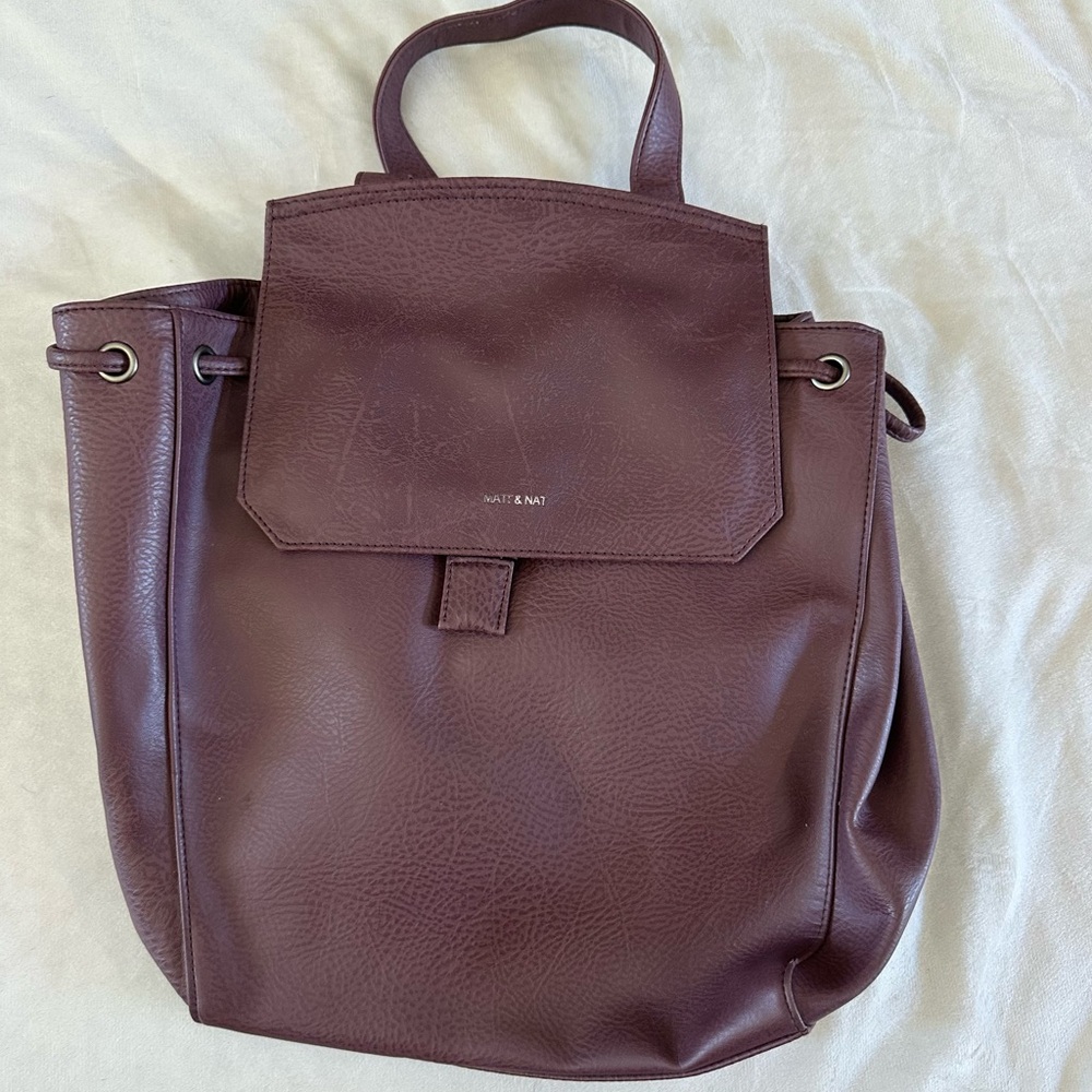 Matt & Nat Purple and Olive Interior Bag
